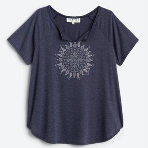 HIATUS Analis Graphic Knit Tee Size 2X